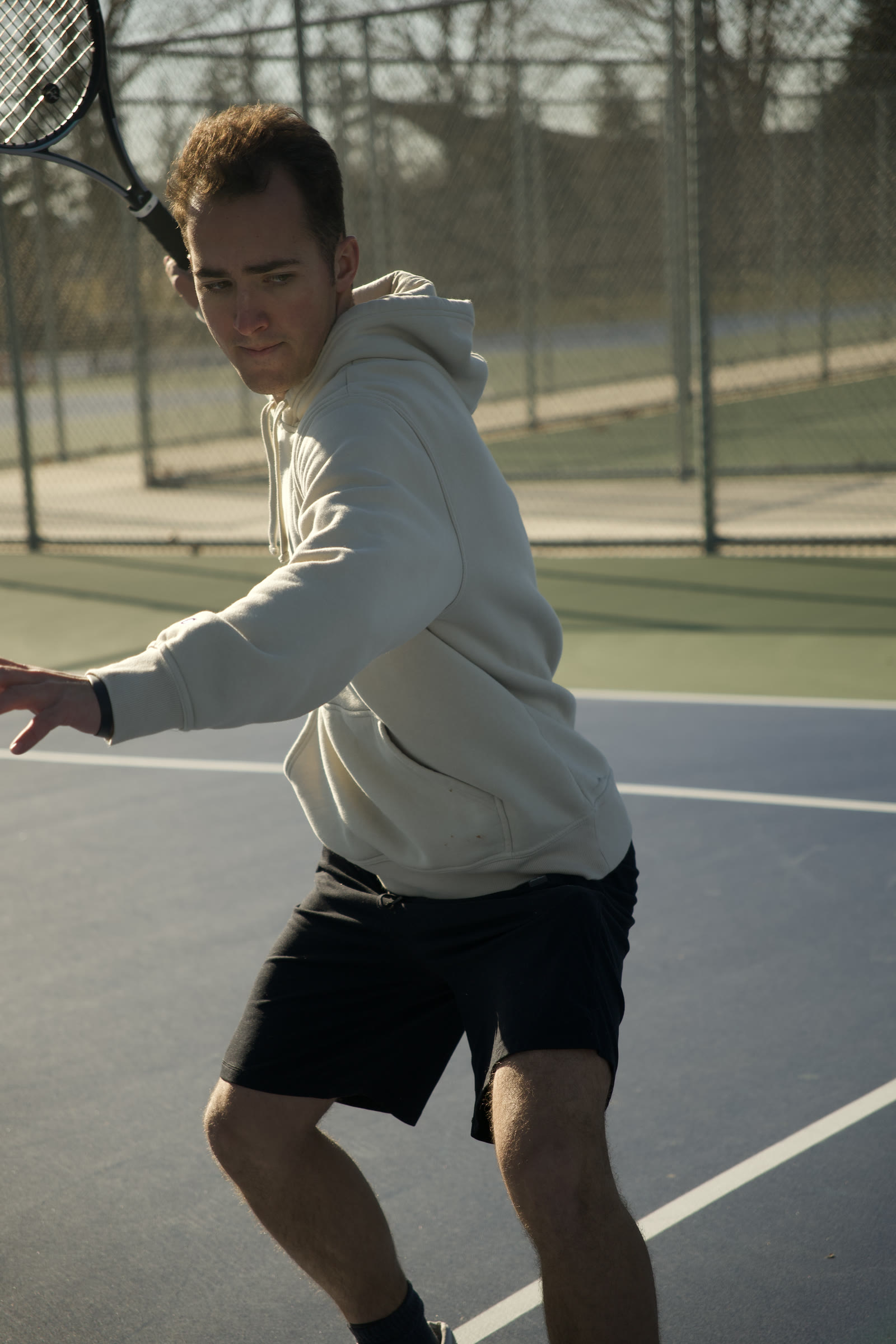 A player loaded and waiting in the ready position